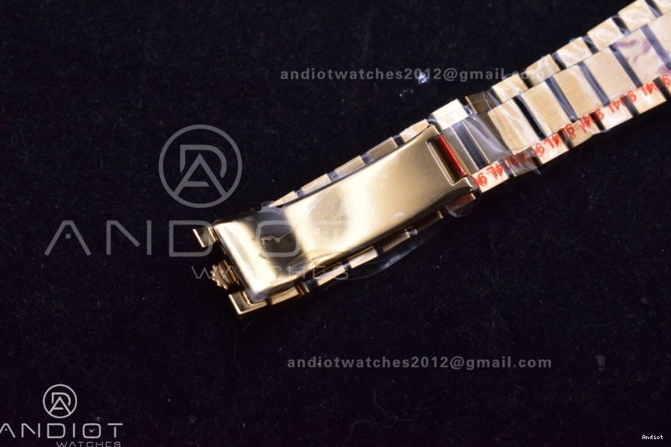 Best Gold President 694 DayDate Diamond Steel YG Stick vr3255 (Gain Dial Edition 36 Durable Weight) with QF V5 Bracelet 904L on 0713